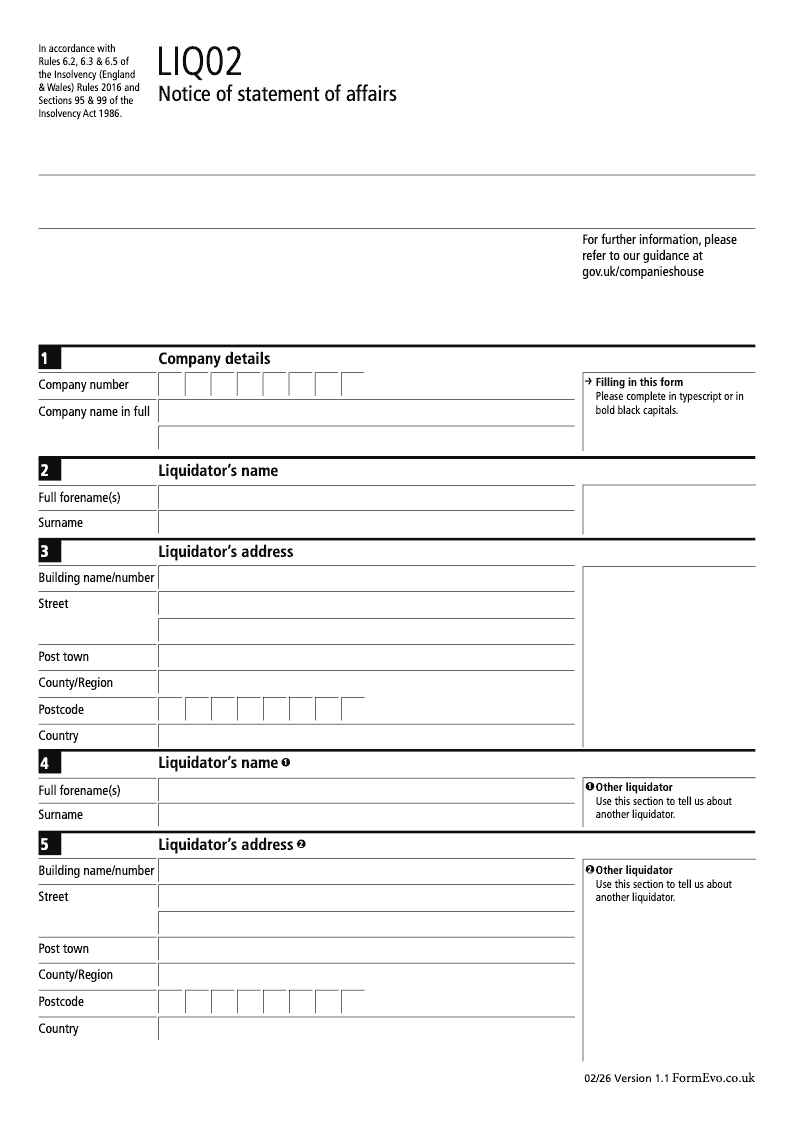 LIQ02 Notice of statement of affairs Rules 6 2 6 3 and 6 5 preview